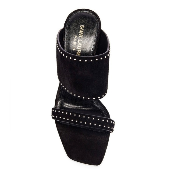 Saint Laurent Paris block sandal heels - Picture 2 of 8